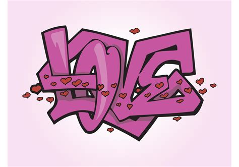 love graffiti vector   vector art stock graphics images