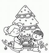 Coloring Pages Christmas Trees Tree Comments sketch template