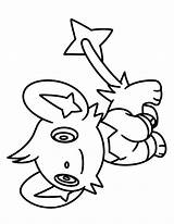 Coloring Pages Pokemon Victini Diamond Pearl Print Getcolorings sketch template