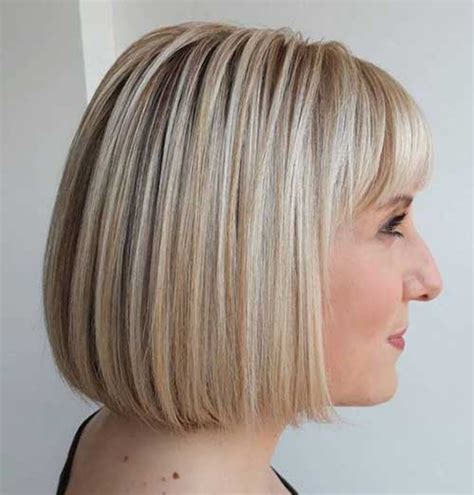 Blunt Bob Hairstyles With Bangs Bob Haircut And Hairstyle Ideas