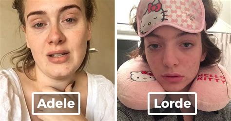 celebrities  makeup prove       demilked