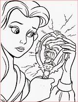 Belle Coloring Filminspector Beast Beauty sketch template
