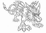 Digimon Coloring Dibujos Ausmalbild Gabumon Colorine Garurumon Izzy Tentomon Gratistodo sketch template