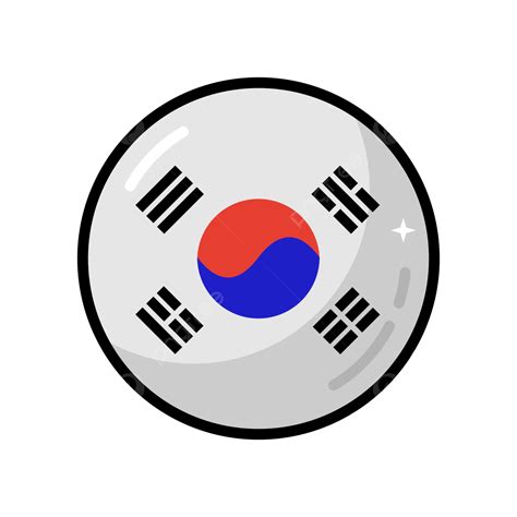 ikon bendera korea selatan korea selatan bendera korea selatan ikon korea selatan png