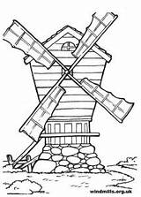 Windmills Windmill Colour Colouring Coloring Print sketch template