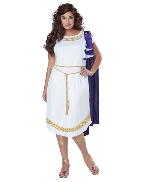 grecian roman goddess toga dress plus size adult womens costume