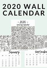 Calendar Coloring Adult Printable Pages sketch template