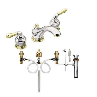 moen monticello  widespread faucet cp chrome polished brass  ebay