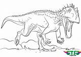 Rex Tyrannosaurus Tsgos Indominus Jurassic Aladar Lystrosaurus Fallen Baryonyx Adults sketch template