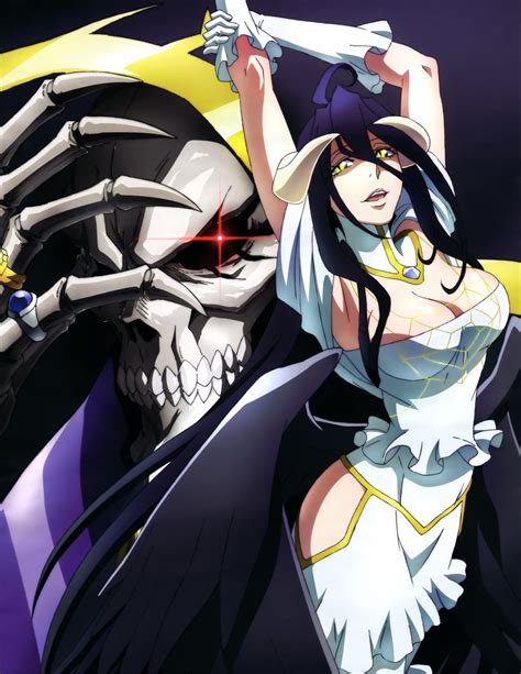 Anime Poster 12x18 Overlord 712763 Ainz Ooal Gown Albedo