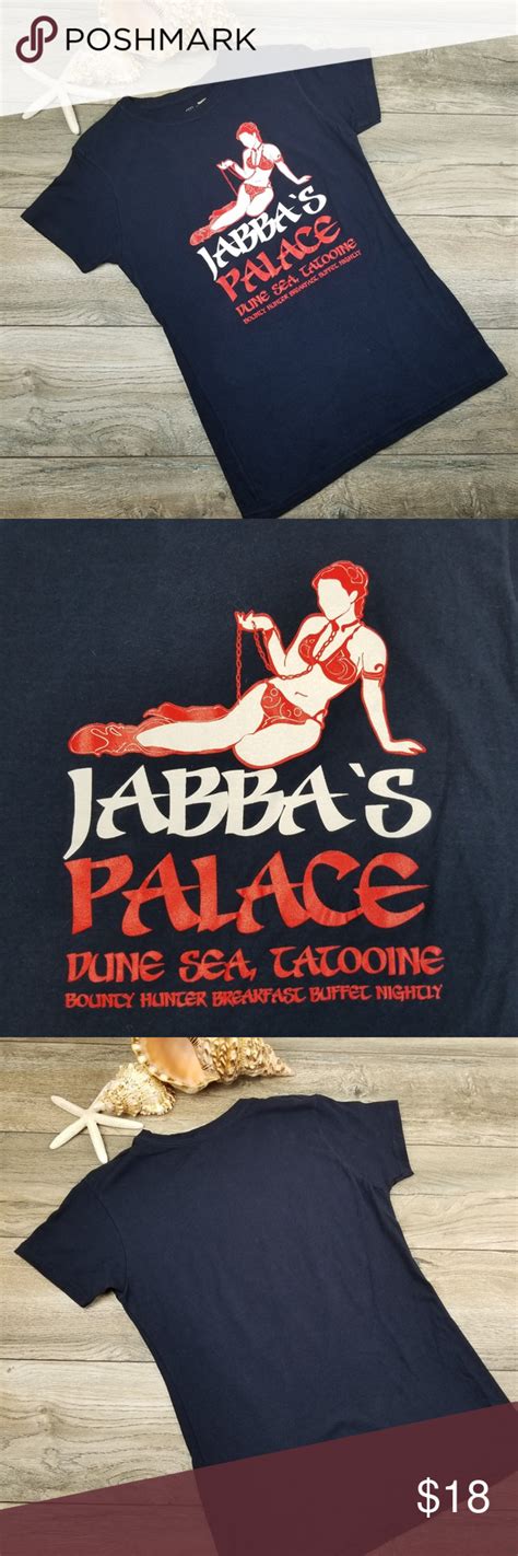 Teevillain Jabba S Palace Princess Leia Tee Sz Med Princess Leia