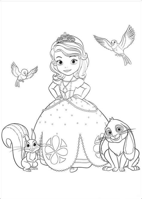 printable sofia   coloring pages