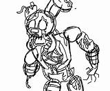 Springtrap Nights Twisted sketch template