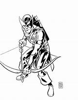 Clint Avengers Barton Hawkeye Hurtt sketch template