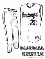 Coloring Jersey Football Uniform Blank Pages Baseball Print Template Library Clipart Popular sketch template