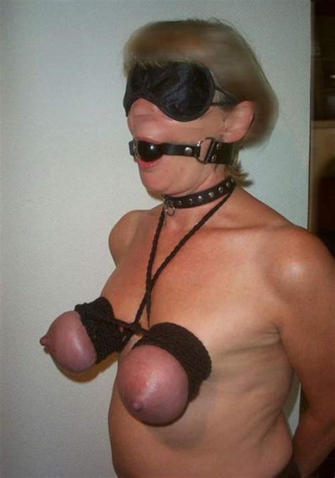milf tit torture 43070 milf with tits tied and ball gag a