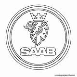 Saab sketch template