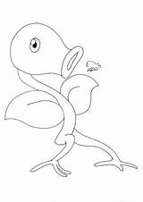 Bellsprout Pok sketch template