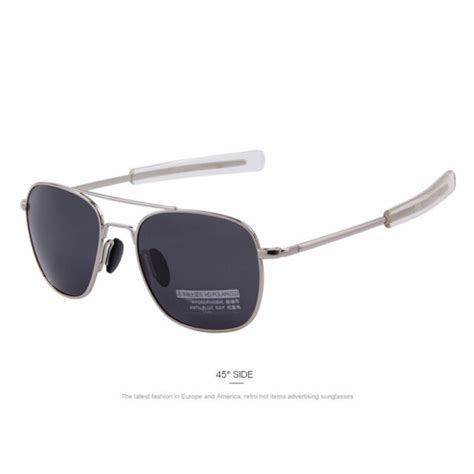 Aviator Sunglasses Premium Military Pilot Ultraviolet Mens Polarized