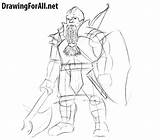 Dwarf Drawingforall sketch template