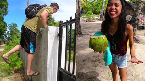 Stealing Coconuts With Filipino Girl On Sipaway Island 🇵🇭 Youtube