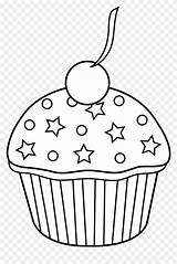 Cupcake Clipart Outline Muffin Cupcakes Coloring Pages Book Color Cute Bakery Muffins American Transparent Clipground sketch template