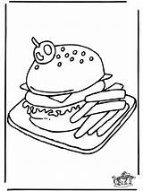Hamburger Coloring Pages Sheet Funnycoloring Library Clipart Cat Template Popular Books Advertisement sketch template