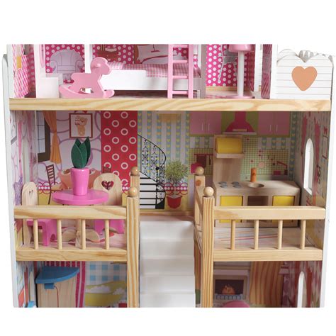 modern wooden kids dolls house large dolls house pcs