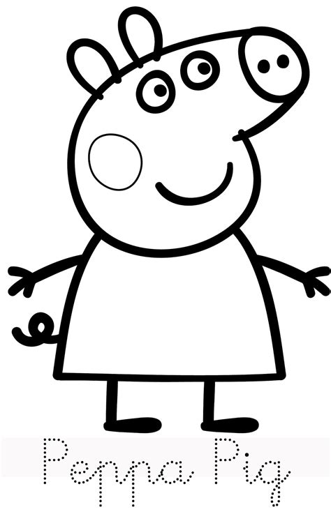 peppa pig coloring pages  coloring pages  kids