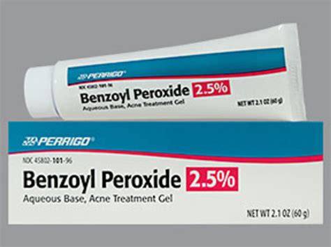 Perrigo Benzoyl Peroxide 2 5 Gel 60gm Acne Treatment Gel