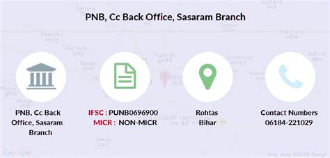 pnb cc  office sasaram ifsc code punb
