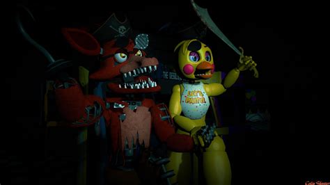 Foxy And Toy Chica By Colinshooter On Deviantart