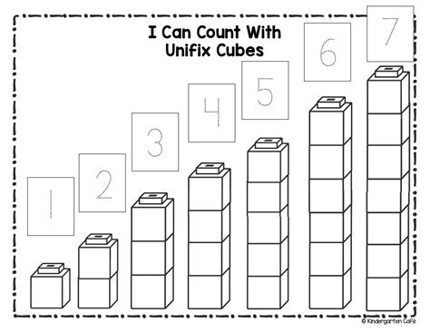 unifix cube black  printable