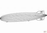 Hindenburg Airship Supercoloring sketch template