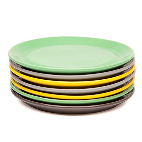 novelty plates grocery kitchen plates  plate plates stack