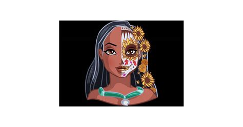 Pocahontas Combinou Muito Com A Sua Maquiagem De Caveira