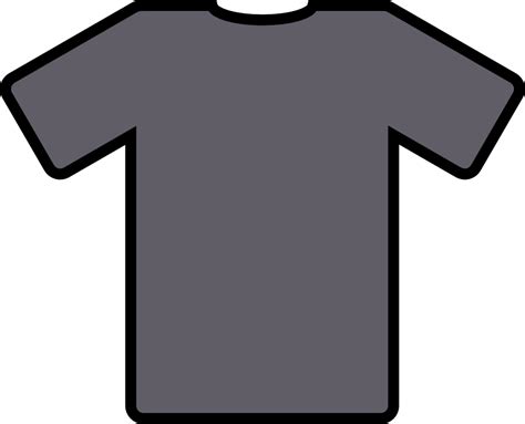 Onlinelabels Clip Art Grey T Shirt