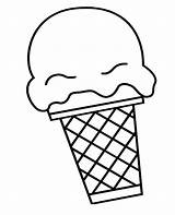 Ice Cream Coloring Cone Scoop Pages Snow Big Drawing Scoops Color Getcolorings Book Getdrawings Kids Cute Popular sketch template
