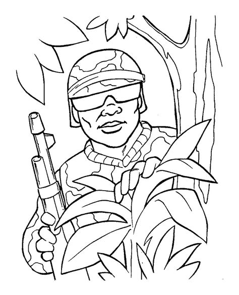 marine soldier coloring pages sketch coloring page