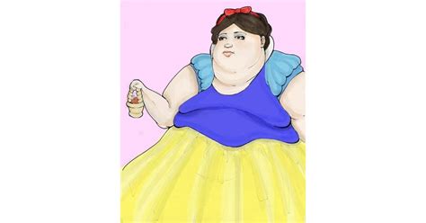 Obese Snow White Disney Princess Art Popsugar Love