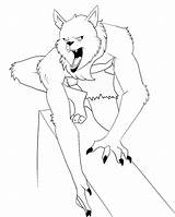 Lobisomem Werewolf sketch template
