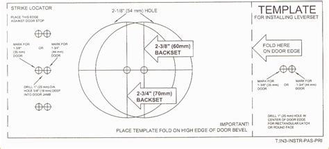 printable cabinet hardware template  drawer pull template size