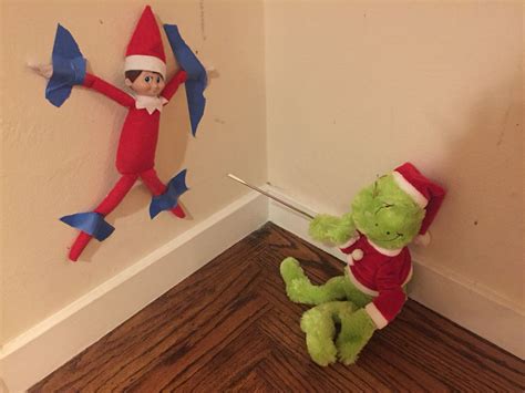 elf   shelf   captured   grinch elf