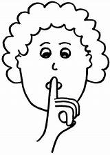 Quiet Clipart Clip Voices Shhh Sign Shh Shhhh Taciturn Drawing Cliparts Google Coloring Library Silence Find 2010 Am Where Will sketch template