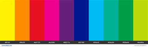 microsoft  core colors palette colorswall