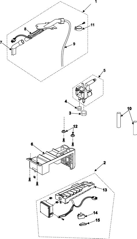 jd power refrigerators samsung french door refrigerator parts diagram