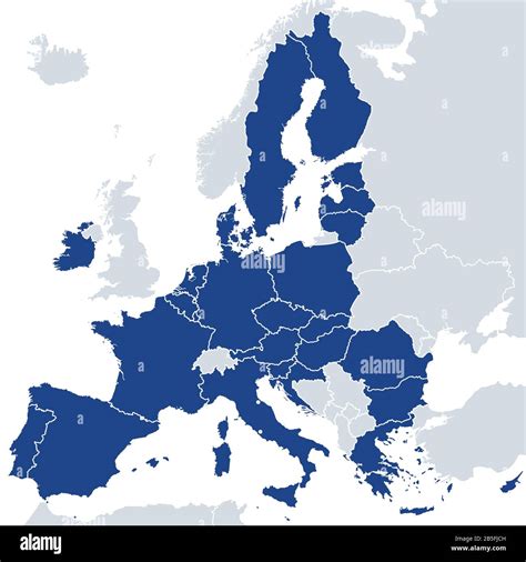 european union member states  brexit political map   eu member states  united