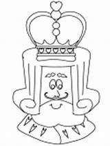 Coloring Pages Alice King Royalty Wonderland Medieval Columbus Printables Popular Ws Red sketch template