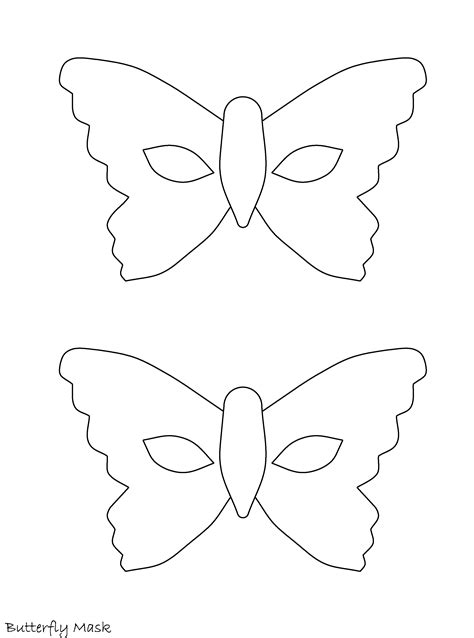 images  face mask patterns printable butterfly mask