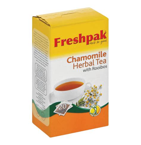 chamomile herbal tea  rooibos freshpak ratings reviews ratetea